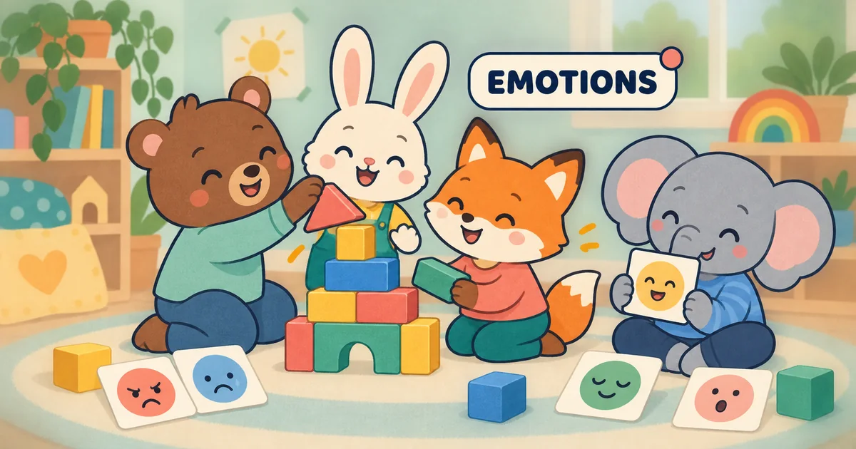 Jouets de apprentissages socio-émotionnels pour enfants d’âge préscolaire